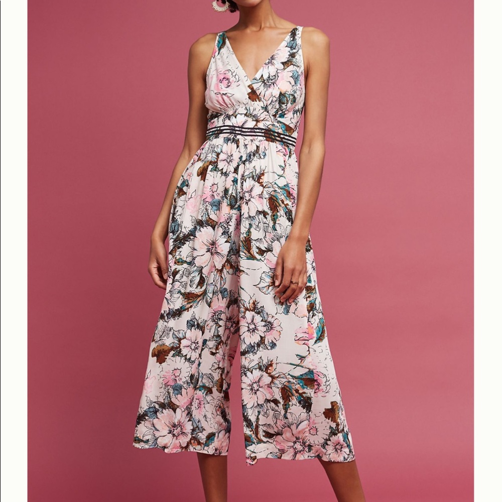 Plenty by Tracy Reese floral wide leg jumpsuit
